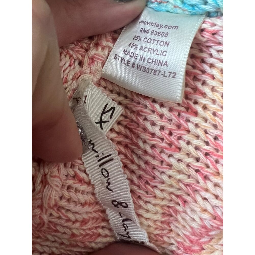 Anthropologie x Willow & Clay Ombre Rainbow Metallic Threading Knit Sweater - Picture 10 of 12